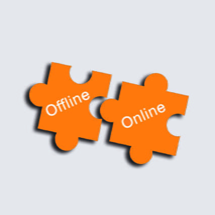 Druckerei-Marketing Online Offline